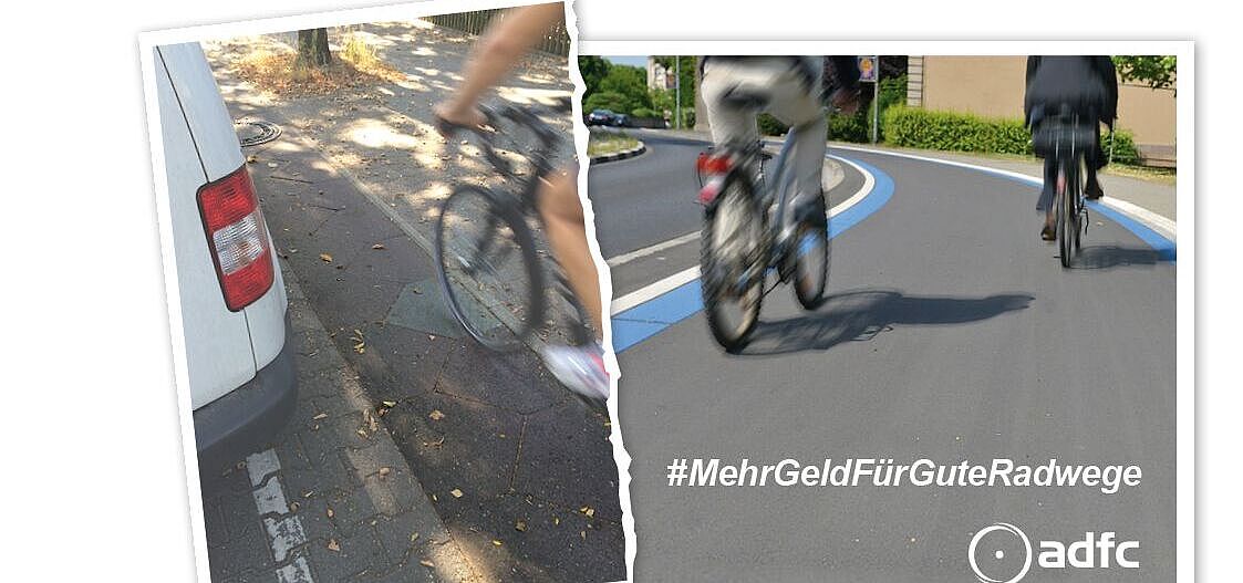 Themenbild Mehr Geld für gute Radwege „Immer mehr Fahrverbote – und Minister Scheuer tut nichts für den Radverkehr!“