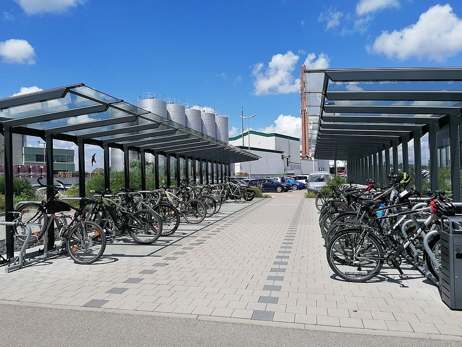 Fahrradstellplatz von Kärcher in Winnenden Fahrradstellplatz von Kärcher in Winnenden